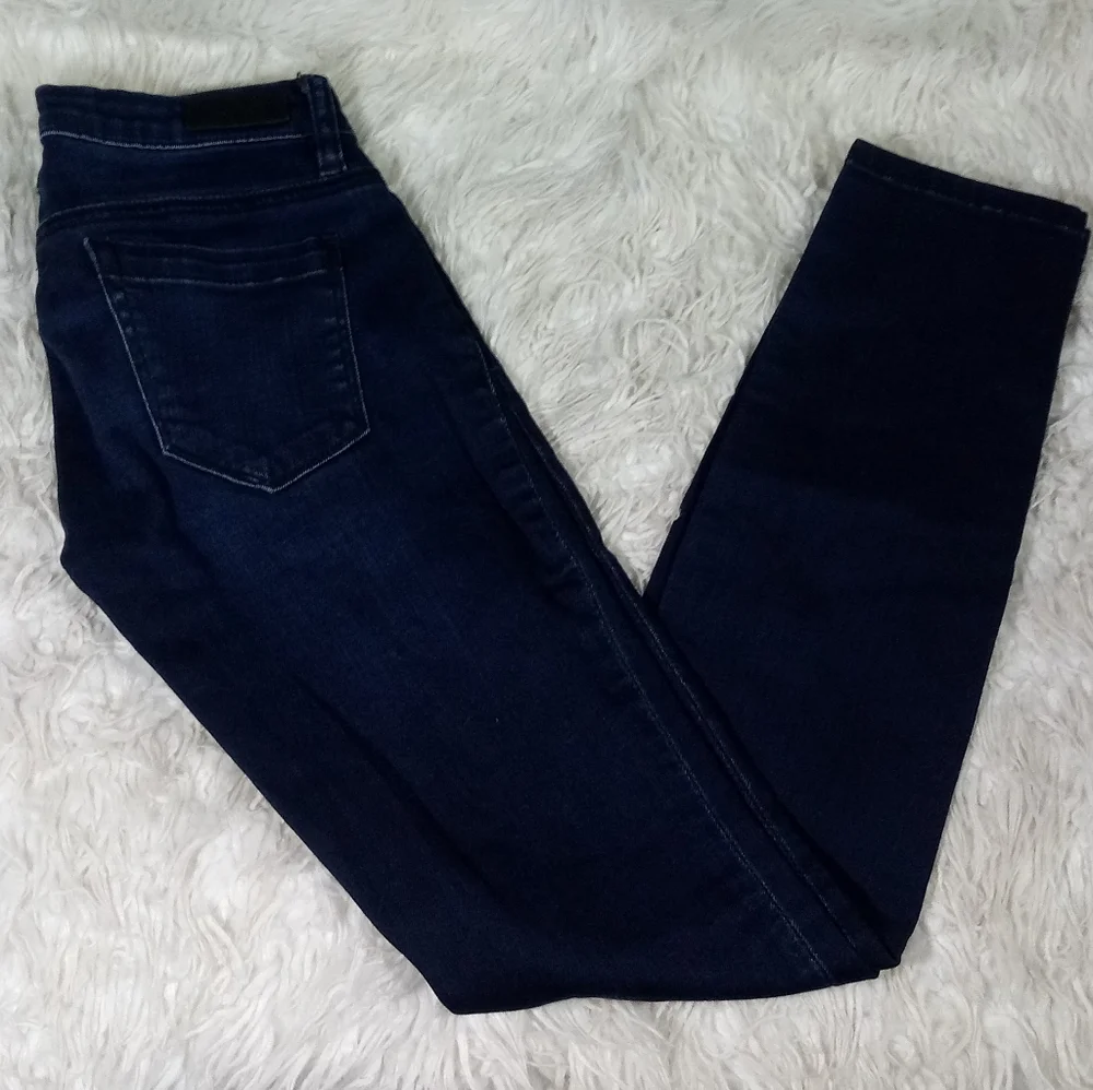 Blank NYC Dark Wash Low Rise Skinny Jeans